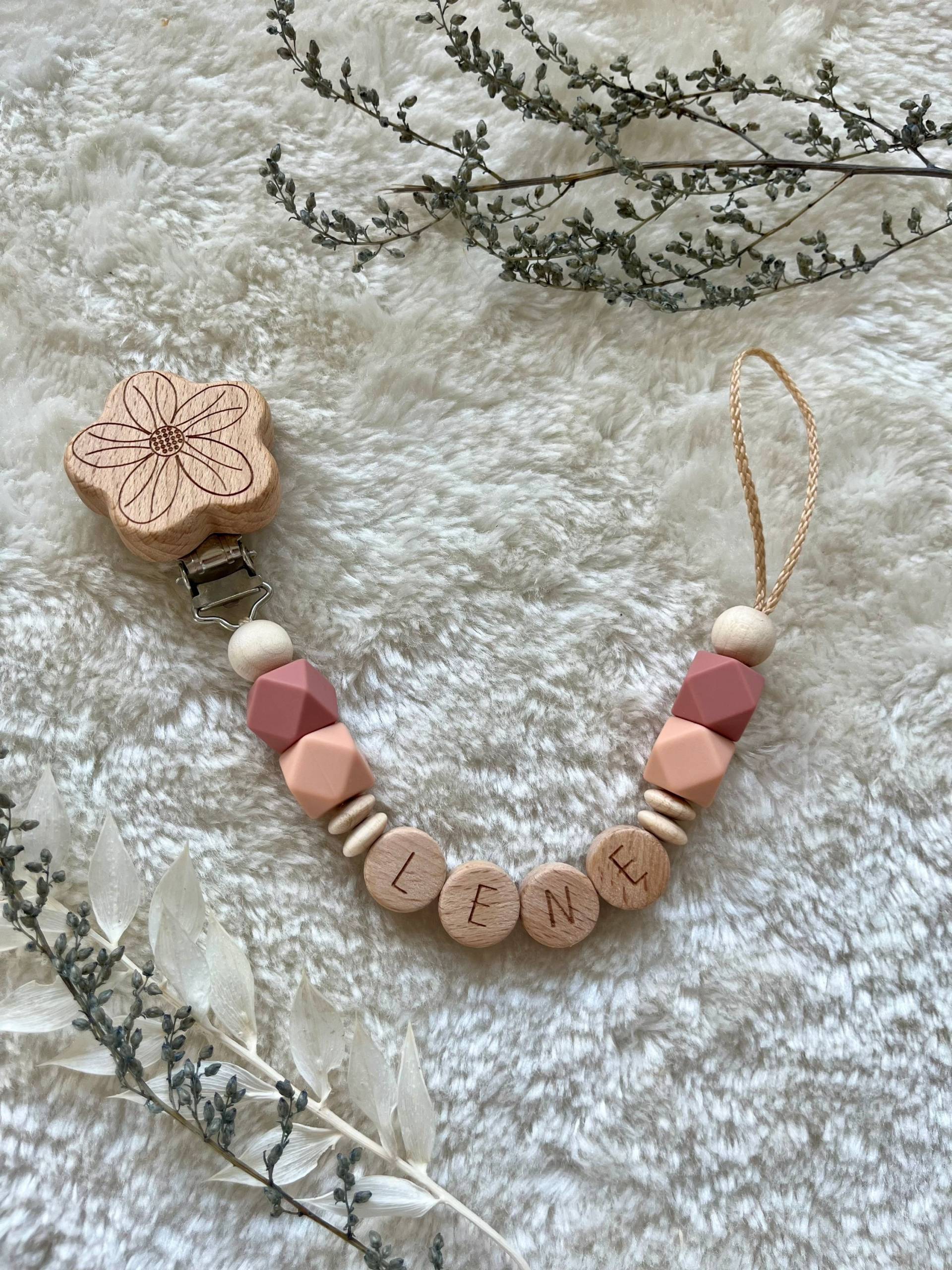 Schnullerkette Mädchen| Junge| Mit Namen Schnullerkette Mädchen| Junge| Mit Namen von Etsy - RosaRotDE