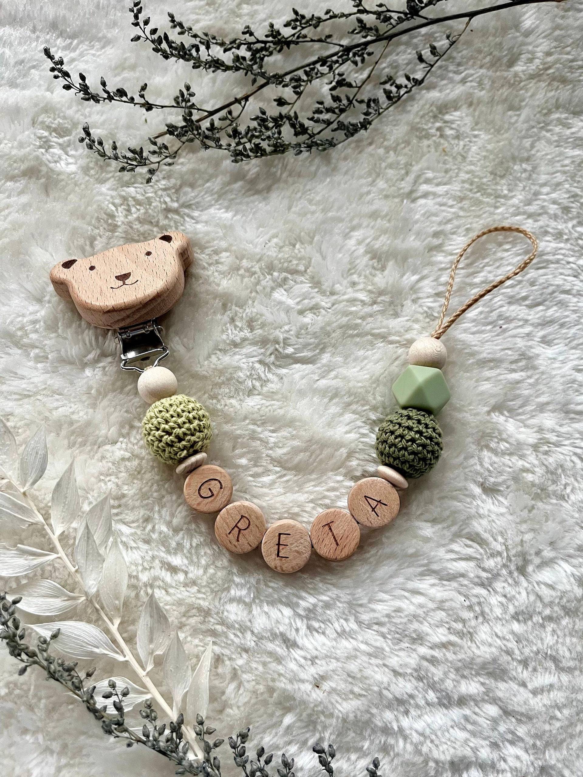 Schnullerkette Mit Name|Schnullerkette Personalisiert|Schnullerkette Grün|Schnullerkette Junge Schnullerkette Mit Name|Schnullerkette Personalisiert|Schnullerkette Grün|Schnullerkette Junge von Etsy - RosaRotDE