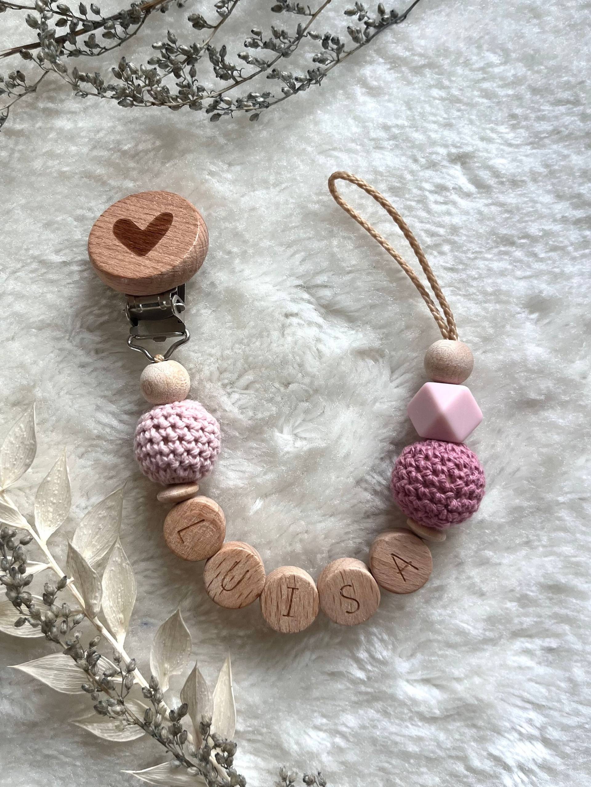 Schnullerkette Mit Name|Schnullerkette Personalisiert|Schnullerkette Mädchen|Schnullerkette Rosa|Pink|Babygeschenk Schnullerkette Mit Name|Schnullerkette Personalisiert|Schnullerkette Mädchen|Schnullerkette Rosa|Pink|Babygeschenk von Etsy - RosaRotDE