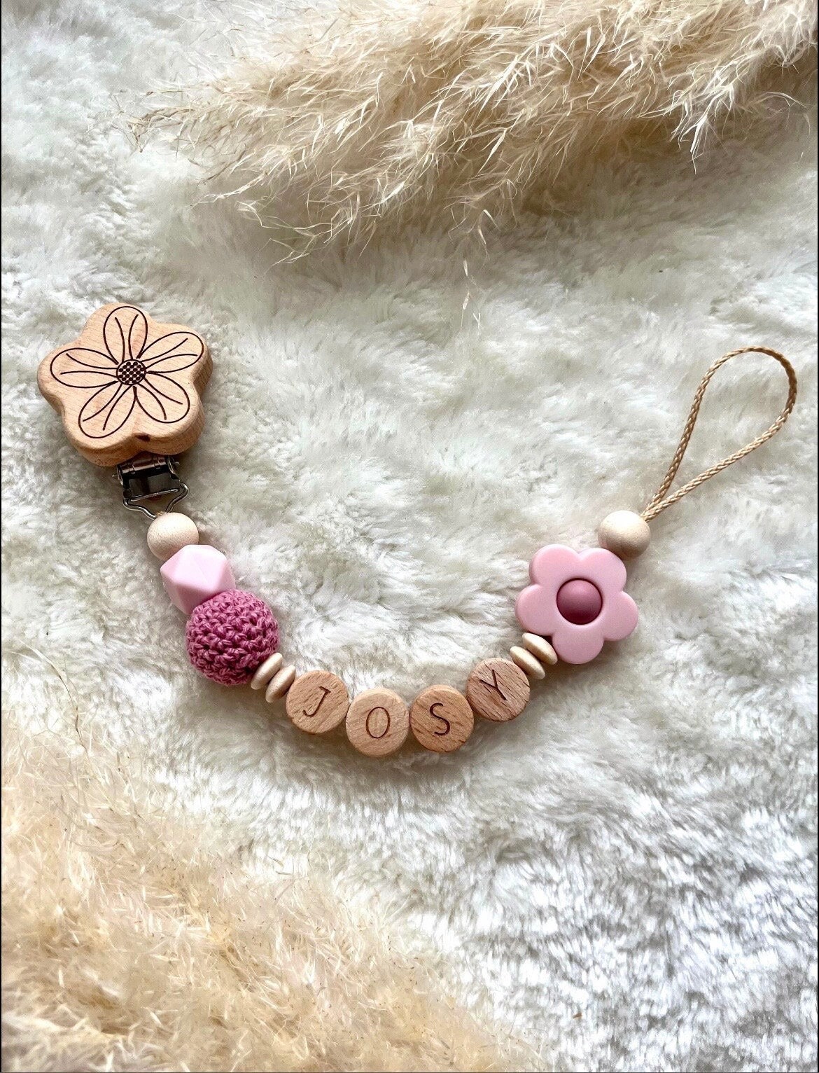 Schnullerkette|Schnullerkette Rosa|Schnullerkette Mädchen|Schnullerkette Blume Schnullerkette|Schnullerkette Rosa|Schnullerkette Mädchen|Schnullerkette Blume von Etsy - RosaRotDE