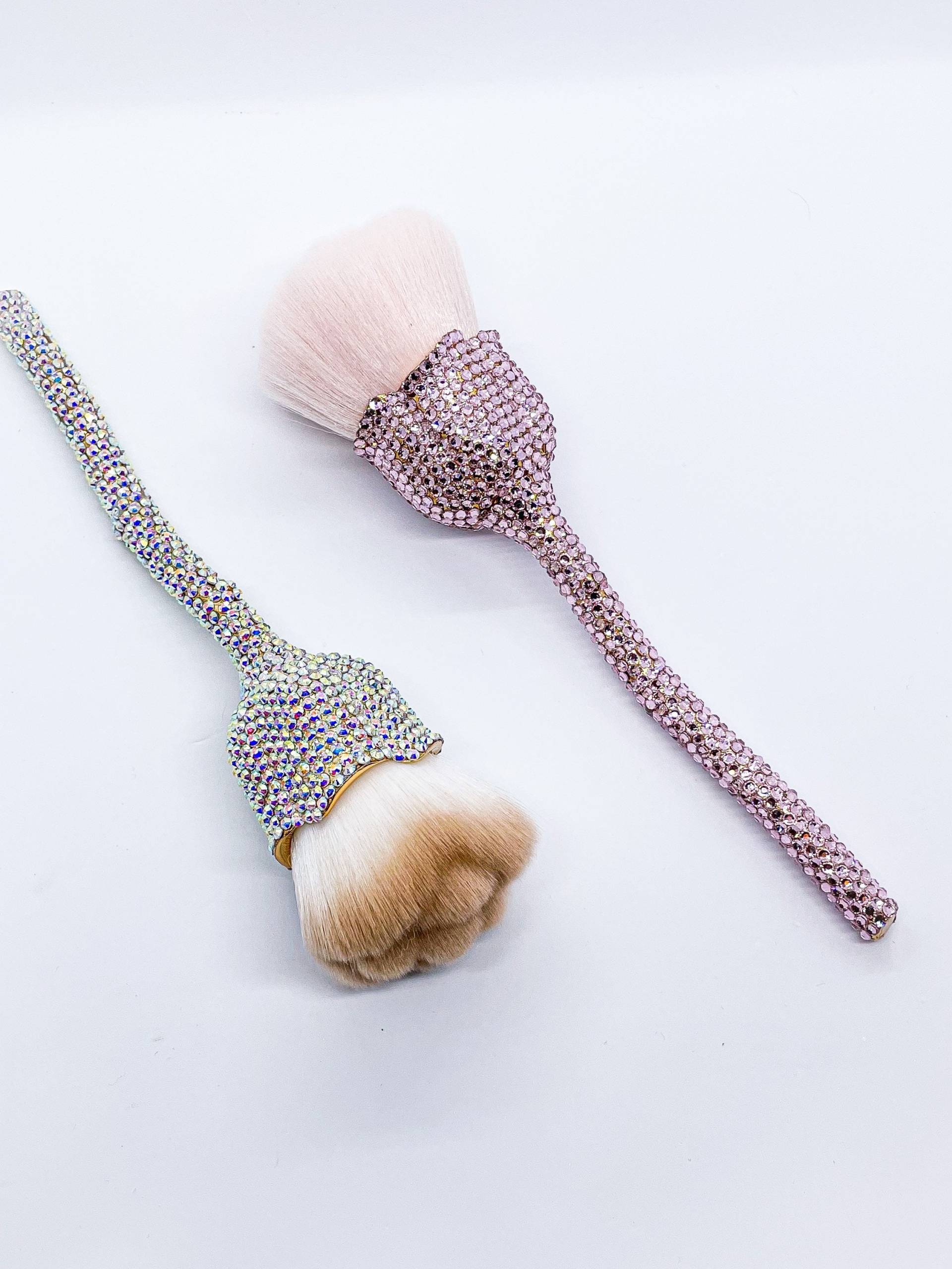 Handgemachte Schöne Blinged Rose Make-Up Pinsel Handgemachte Schöne Blinged Rose Make-Up Pinsel von Etsy - RoseBlackGoods