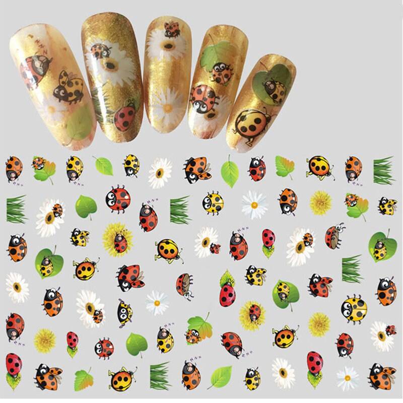Nail Art Aufkleber Marienkäfer Abziehbilder von Etsy - RoseBudsDesignGoods