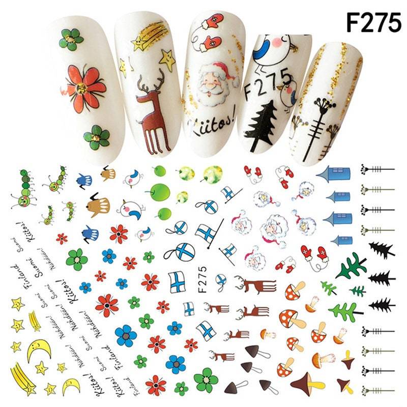 "Selbstklebende Nagelaufkleber "Weihnachtsthema"." von Etsy - RoseBudsDesignGoods