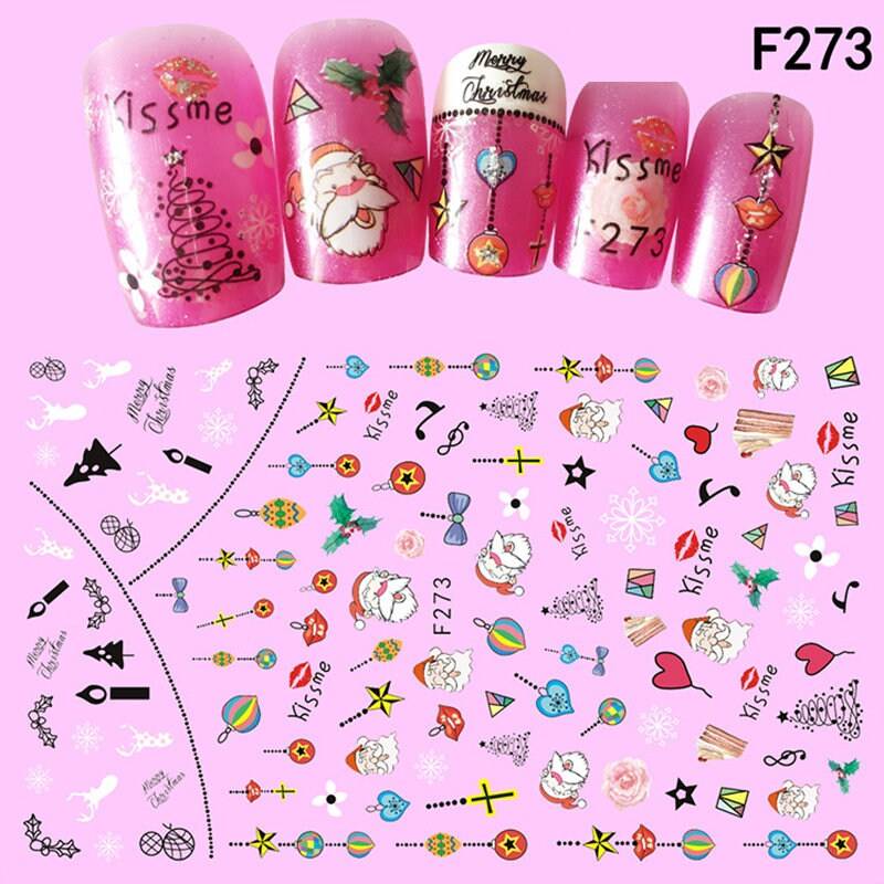 "Selbstklebende Nagelaufkleber "Weihnachtsthema"." von Etsy - RoseBudsDesignGoods