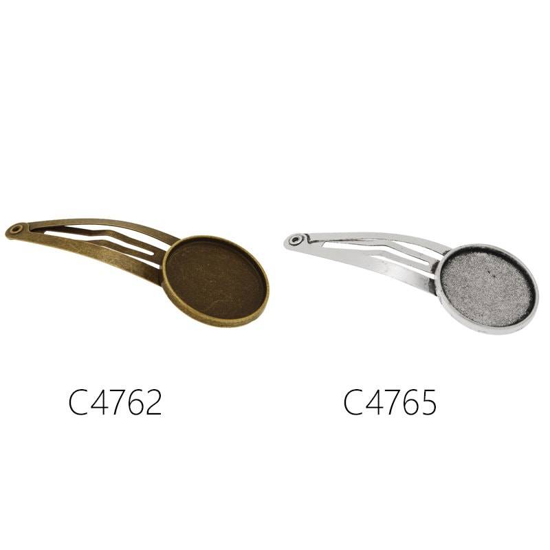 20 Stück Messing Bobby Pin Mit Runder Lünette, Passend Für Mm Runde Cabochons, Haarclip, Blanko Haarpin Mit Haar Accessoire von Etsy - Rosebeading