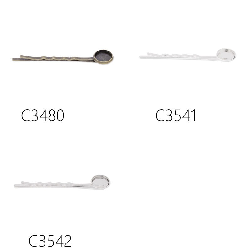 50 Stk Haarspange Blanko Haarnadel-Bobby Pin Mit 10mm Runder Lünettenfassung-Blanko Bobby Pins Tablett 50 Stk Haarspange Blanko Haarnadel-Bobby Pin Mit 10mm Runder Lünettenfassung-Blanko Bobby Pins Tablett von Etsy - Rosebeading