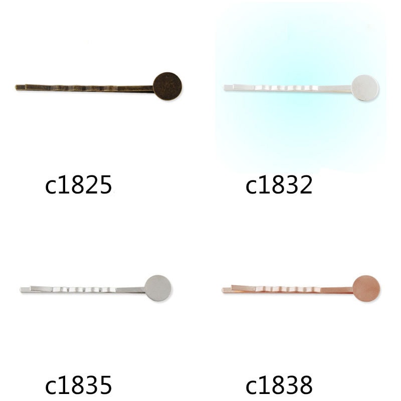 50 Stück 55x10 Mm Haarspange, Runde Pad-Haarspange, Passen 10Mm Cabochons, Bobby Rohlinge, Haarnadel 50 Stück 55x10 Mm Haarspange, Runde Pad-Haarspange, Passen 10Mm Cabochons, Bobby Rohlinge, Haarnadel von Etsy - Rosebeading