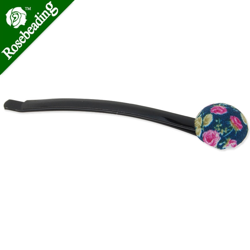 Schwarze Messing Bobby Pin Mit 8mm Pad, Haarclip, Pin, Blank 20 Stück C4489 von Etsy - Rosebeading