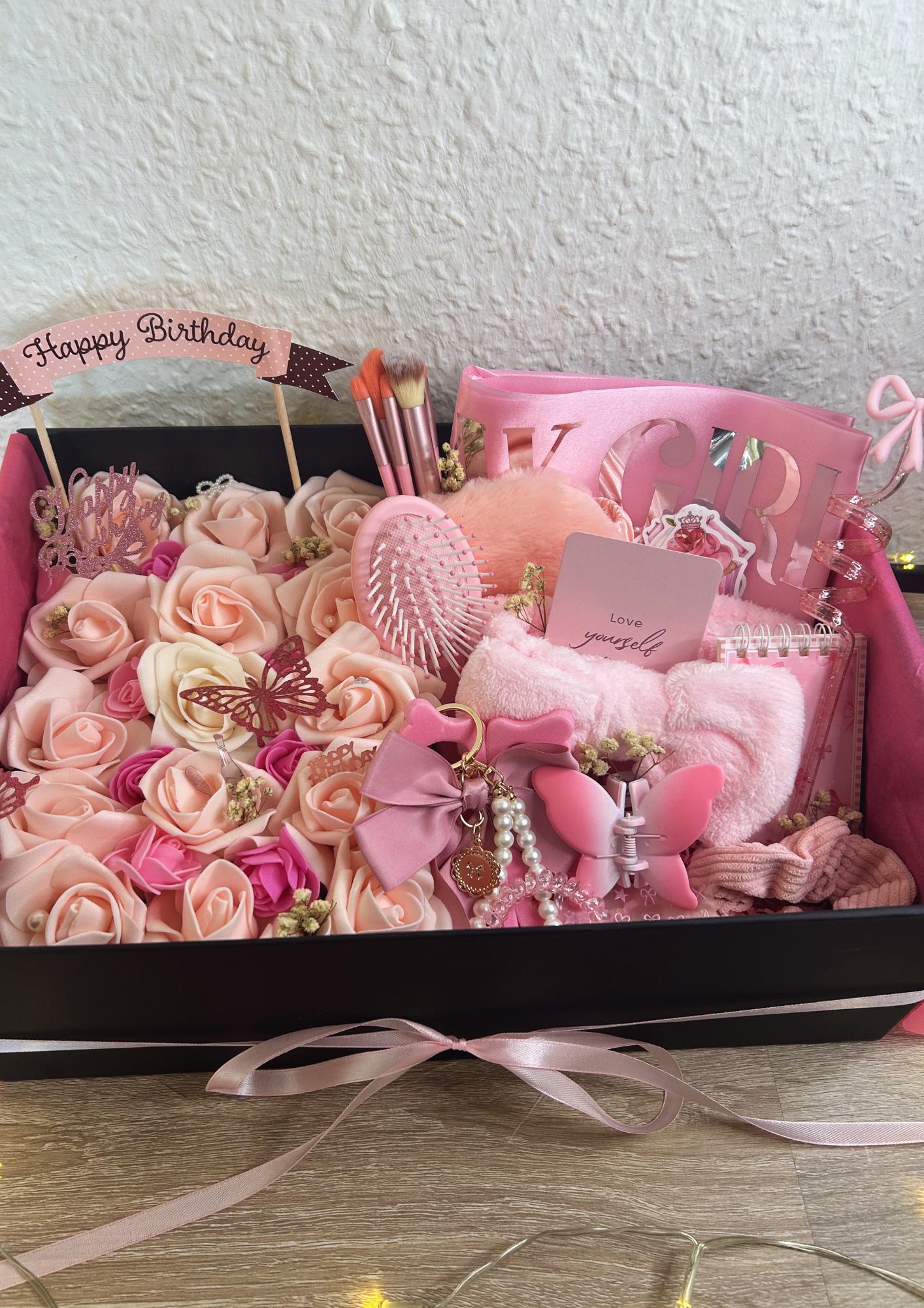 Luxury Birthday Princess Box Xxl | Pink Selfcare Gift For Her Idea Woman Cute Relax Set von Etsy - RoseboundKreationen