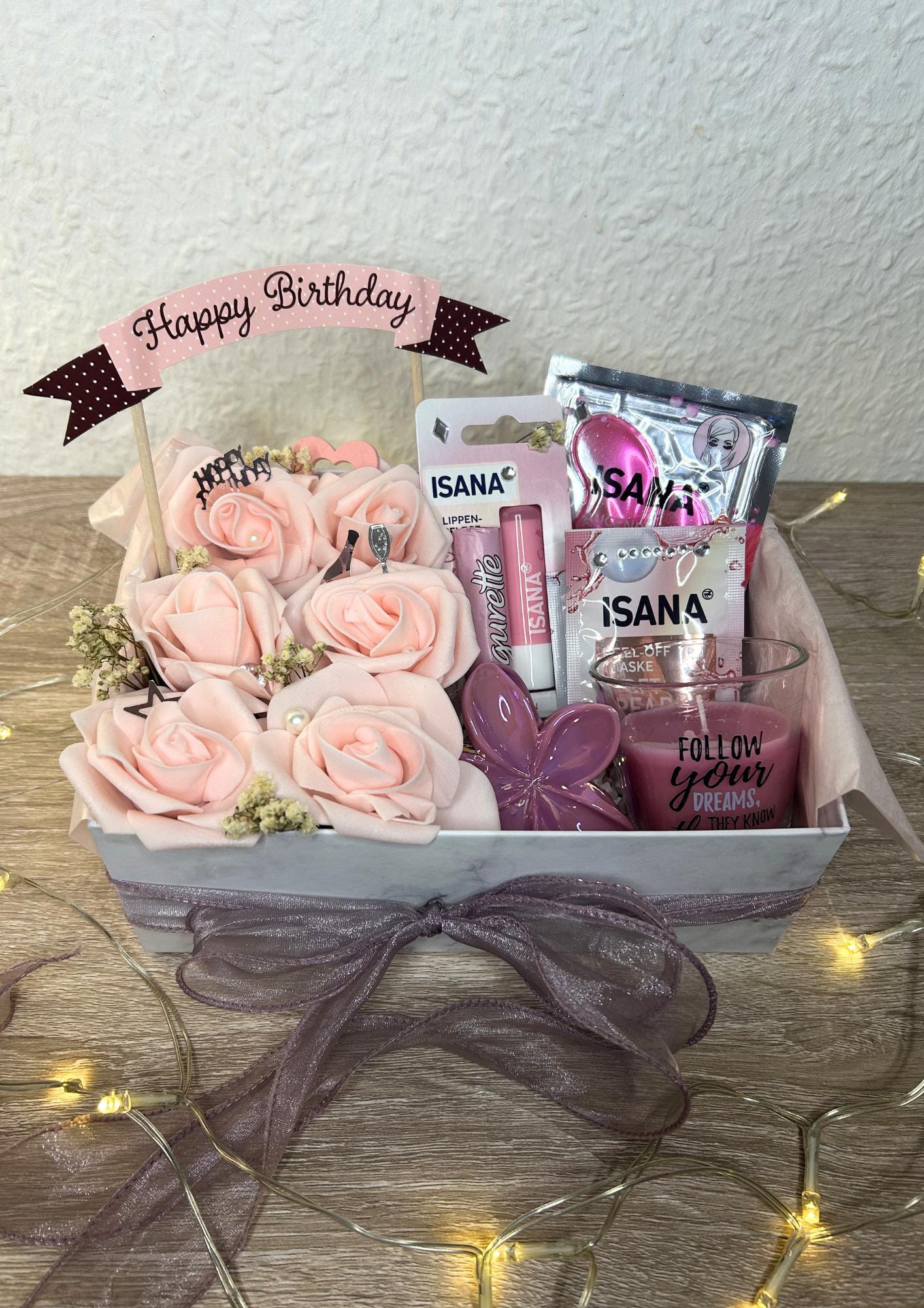 Mini Birthday Gift Box Xs | Self Care For Women Pink Package Small Present Cute Spa Rose Mini Birthday Gift Box Xs | Self Care For Women Pink Package Small Present Cute Spa Rose von Etsy - RoseboundKreationen