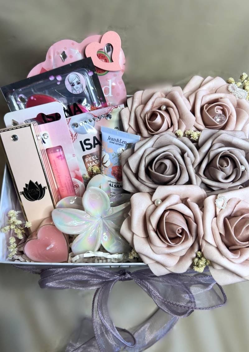 Self Care Gift Box For Women S | Small Spa Set Relaxation Birthday Her Wellness Package Pink von Etsy - RoseboundKreationen