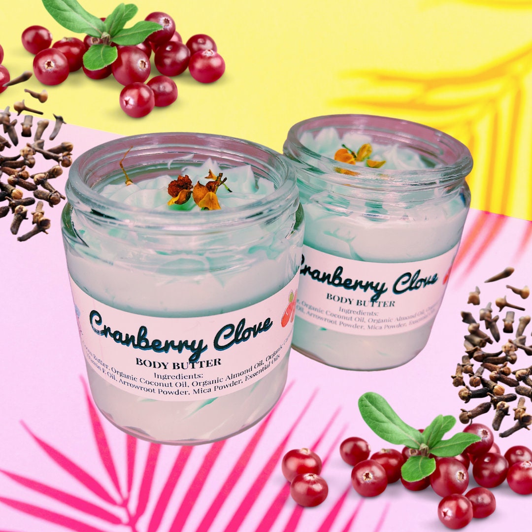 Cranberry Nelke Körperbutter | Körperlotion Gesichtslotion Feuchtigkeitscreme Hautpflege Empfindliche Haut Vegane Lotion Muttertag Cranberry Nelke Körperbutter | Körperlotion Gesichtslotion Feuchtigkeitscreme Hautpflege Empfindliche Haut Vegane Lotion Muttertag von Etsy - RosellasRadianceShop