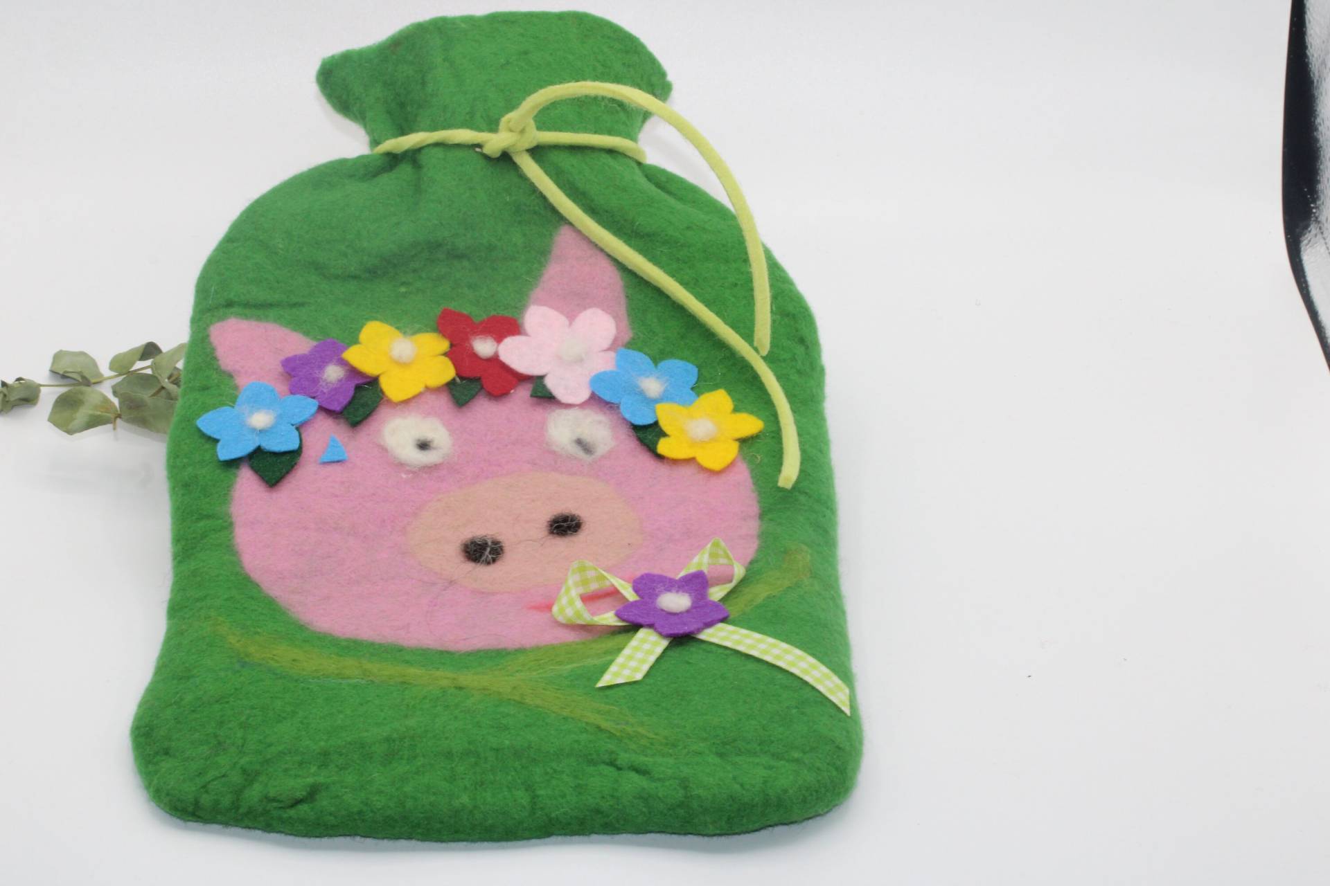 Wärmflasche Filz/Filzwärmeflasche Glückschwein Wärmflasche Filz/Filzwärmeflasche Glückschwein von Etsy - Rosenfilz