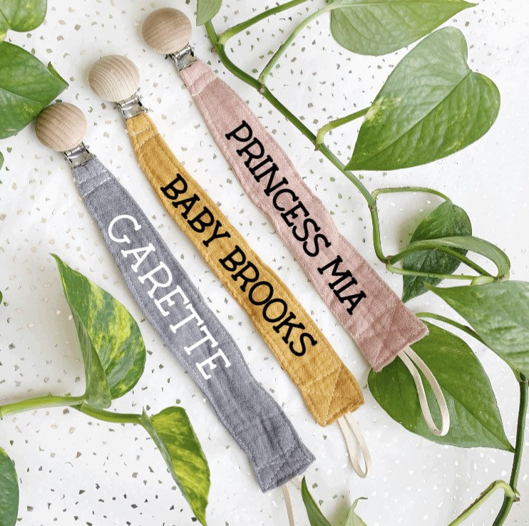 Schnullerkette Personalisiert, Personalisierte Schnullerkette von Etsy - RoyalSerenities