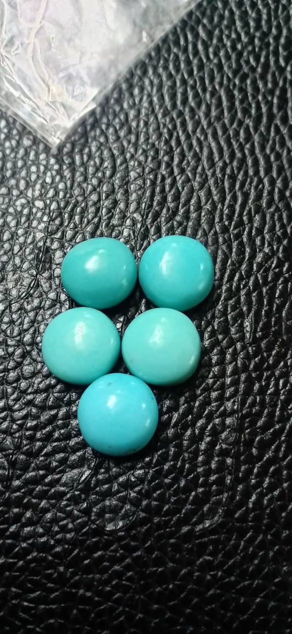 Arizona Turqoise. 5 Bit Lot. Gewicht 24, 95 Karat. Siz 10x10 Mm. Runde Form Arizona Turqoise. 5 Bit Lot. Gewicht 24, 95 Karat. Siz 10x10 Mm. Runde Form von Etsy - RoyalgemsGoods