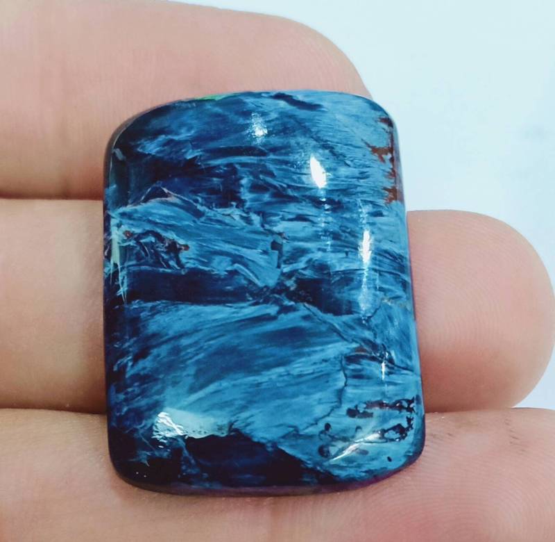 Blaue Pietersite Silber Blitz. Cushoinshape Siz 21x28 Mm. Gewicht 33.50 Karatmachen Ist Gut. Full Flash Pietersiteitam Blaue Pietersite Silber Blitz. Cushoinshape Siz 21x28 Mm. Gewicht 33.50 Karatmachen Ist Gut. Full Flash Pietersiteitam von Etsy - RoyalgemsGoods