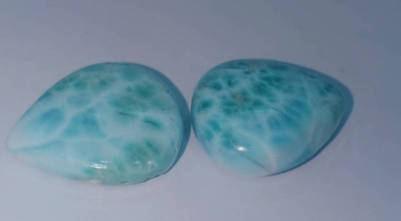 Gute Qulity Larimar 2Pec Lot Siz 20x25mm Gewicht61.80Carat.paer Form Voll Blau Glanz Itam Machen Ist Gut Machen Silber Gute Qulity Larimar 2Pec Lot Siz 20x25mm Gewicht61.80Carat.paer Form Voll Blau Glanz Itam Machen Ist Gut Machen Silber von Etsy - RoyalgemsGoods