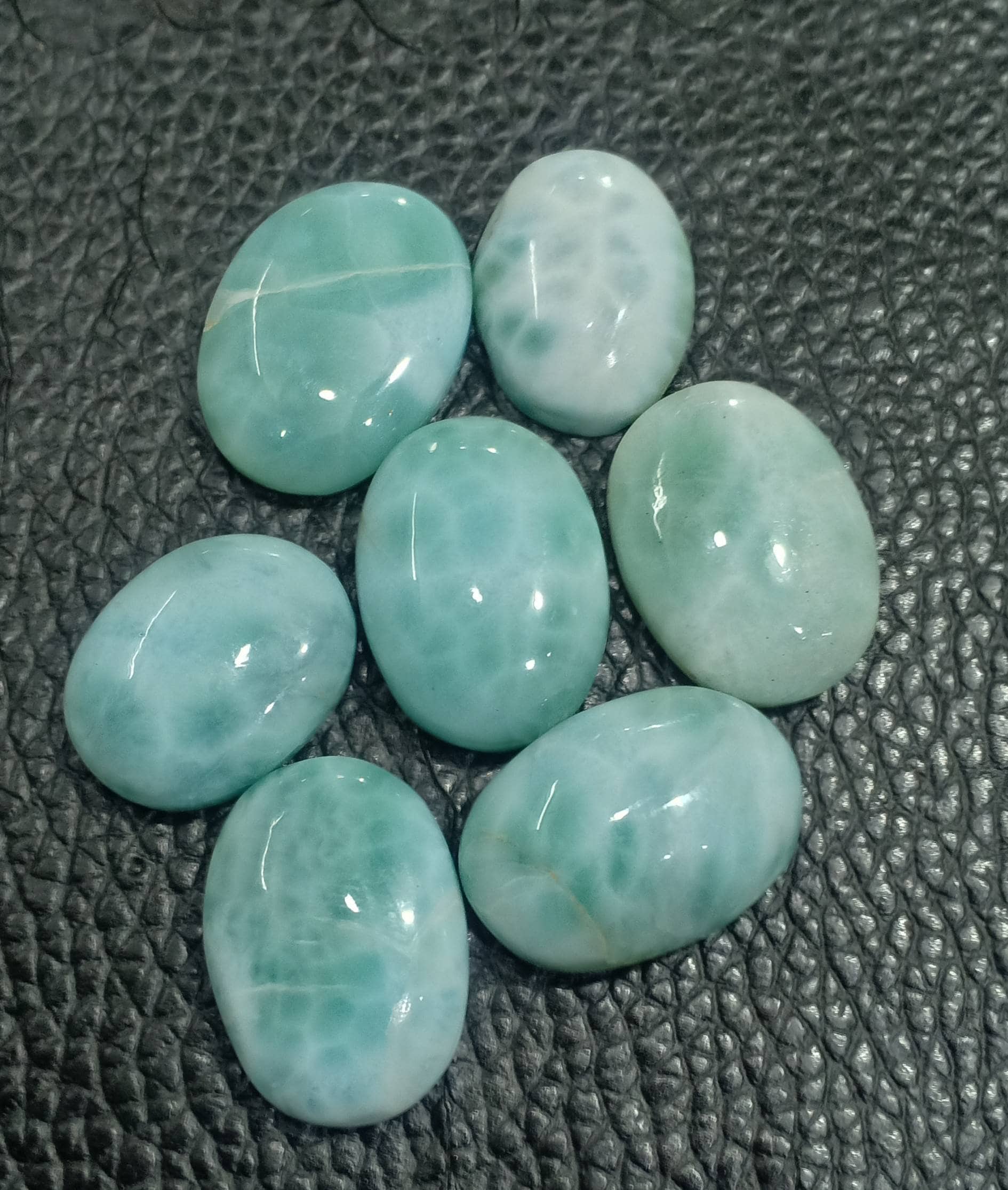 Larima 7 Pic Lot Siz 13x18mm. Gewicht75Caratovel Form Voll Blau Grün Blitz Larima 7 Pic Lot Siz 13x18mm. Gewicht75Caratovel Form Voll Blau Grün Blitz von Etsy - RoyalgemsGoods