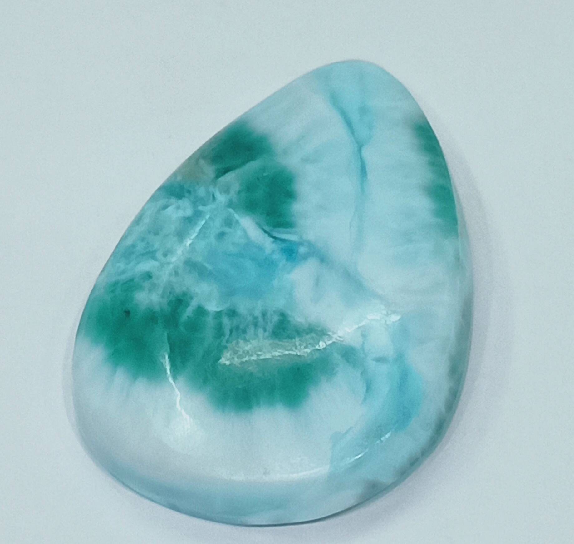 Larimar Paer Form. Siz 20x29 Mm. Gewicht 27.70 Karat Good Qulity Itam Voll Glänzenlarimar Larimar Paer Form. Siz 20x29 Mm. Gewicht 27.70 Karat Good Qulity Itam Voll Glänzenlarimar von Etsy - RoyalgemsGoods