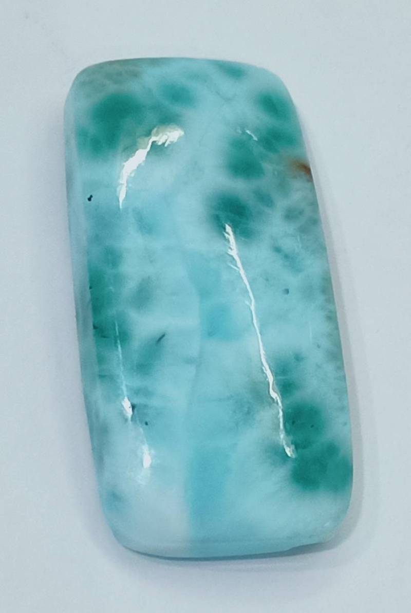 Larimar Square Shape Siz 11x23 Mm. Weight 14.10 Carat Full Blue Shine Itam Making Is Good Larimar Square Shape Siz 11x23 Mm. Weight 14.10 Carat Full Blue Shine Itam Making Is Good von Etsy - RoyalgemsGoods