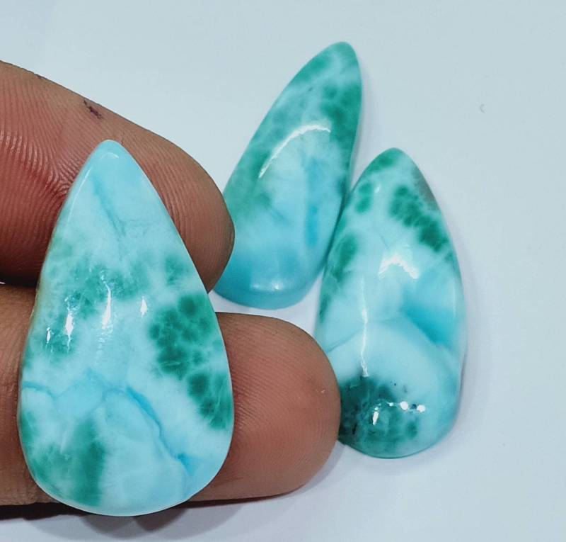 Larimar.3Pec Lot Paer Shape.weight54.20Carat Shape Full Blue Flash Shinelarimar Itam Gute Qualität Machen Ist Gut Larimar.3Pec Lot Paer Shape.weight54.20Carat Shape Full Blue Flash Shinelarimar Itam Gute Qualität Machen Ist Gut von Etsy - RoyalgemsGoods