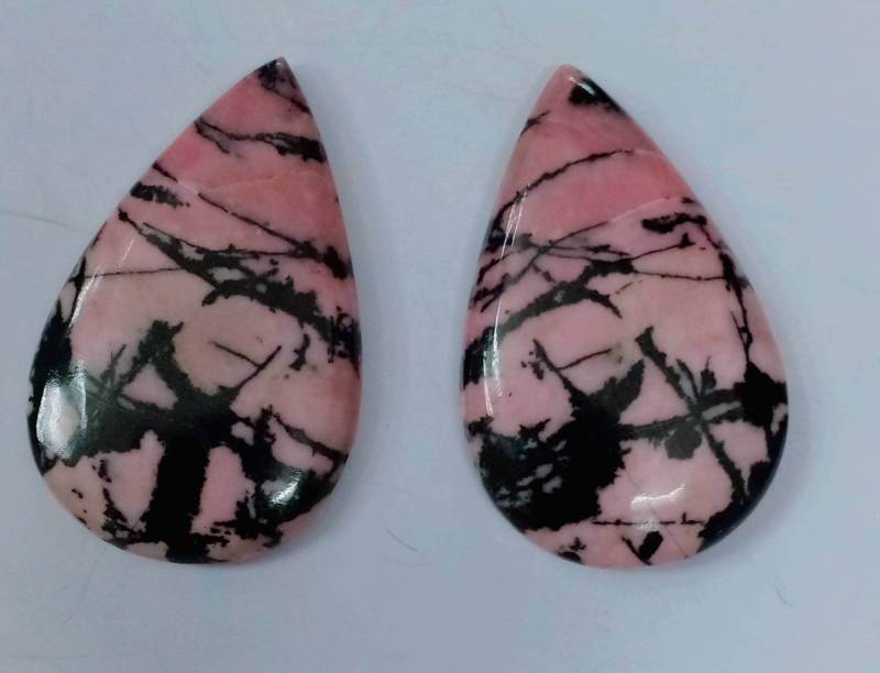 Rhodonite2 Pic Lot.big Pic. Siz .27x43 Mm.pear Shape.weight130 Rhodonite2 Pic Lot.big Pic. Siz .27x43 Mm.pear Shape.weight130 von Etsy - RoyalgemsGoods