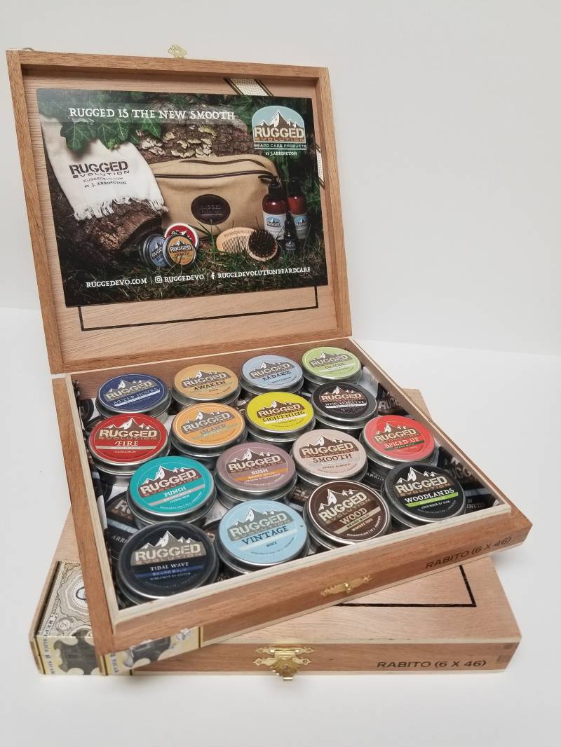 Bartpflege Balsam Sampler Geschenkset von Etsy - RuggedEvoBeardCare