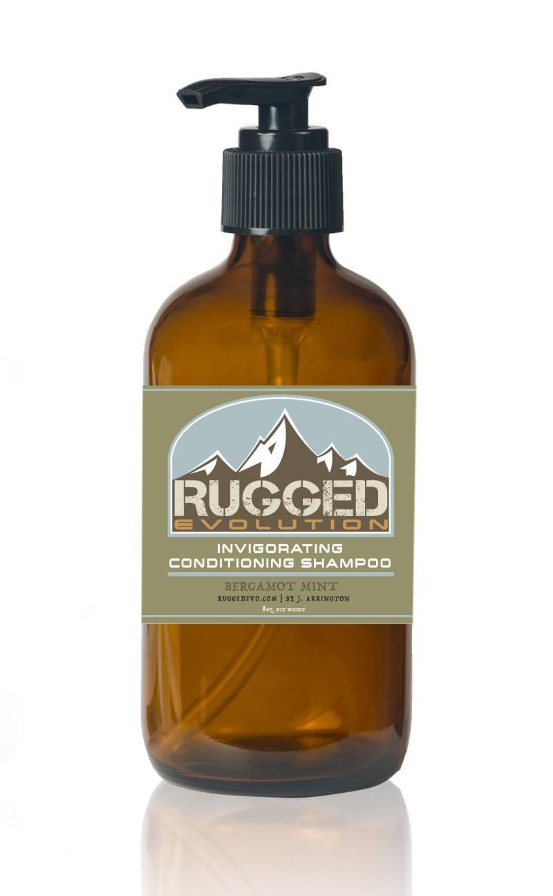 Belebendes Shampoo Bergamotte/Minze von Etsy - RuggedEvoBeardCare