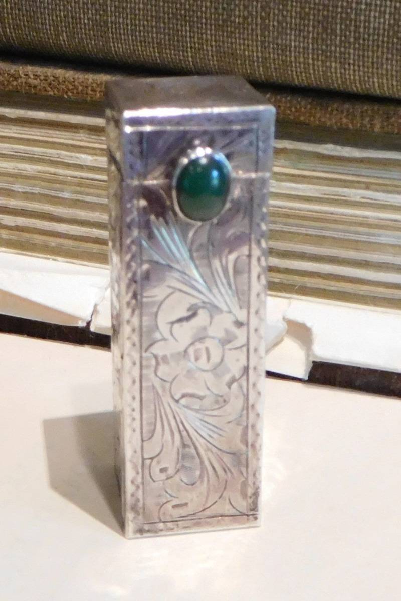Vintage Sterling Lippenstifthalter, Älteren 30Er Jahre, Ge Markiert Italien, Sammlerstück, Unikat von Etsy - RustedSilkRevealed