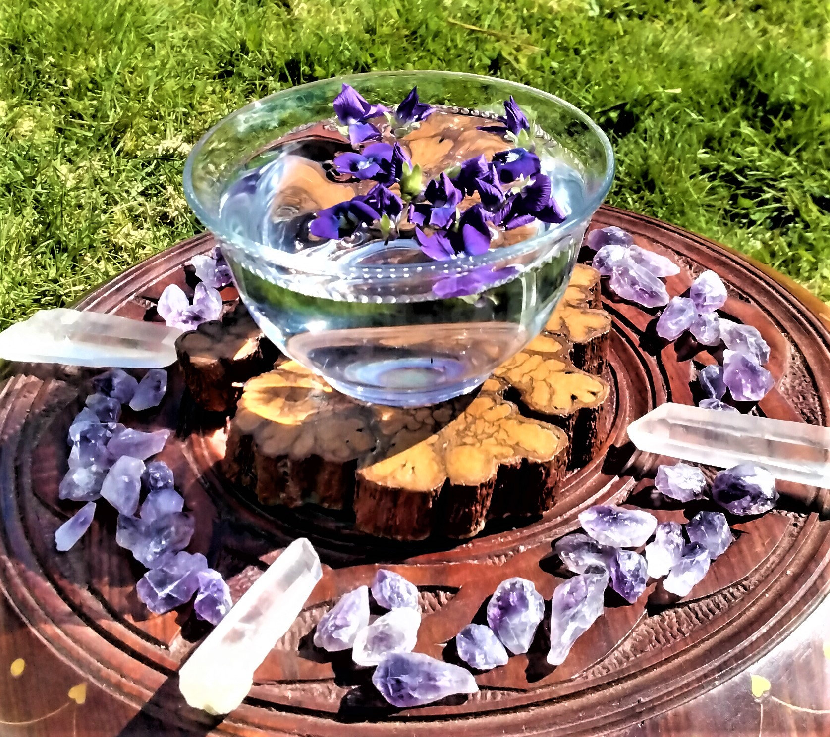 Violette Blüten-Essenz | Schwingungsmedizin Pflanzengeist Medizin Blumen Heilmittel Emotionales Wohlbefinden Astrologisch Vorbereitet von Etsy - SacredEmanationsEden