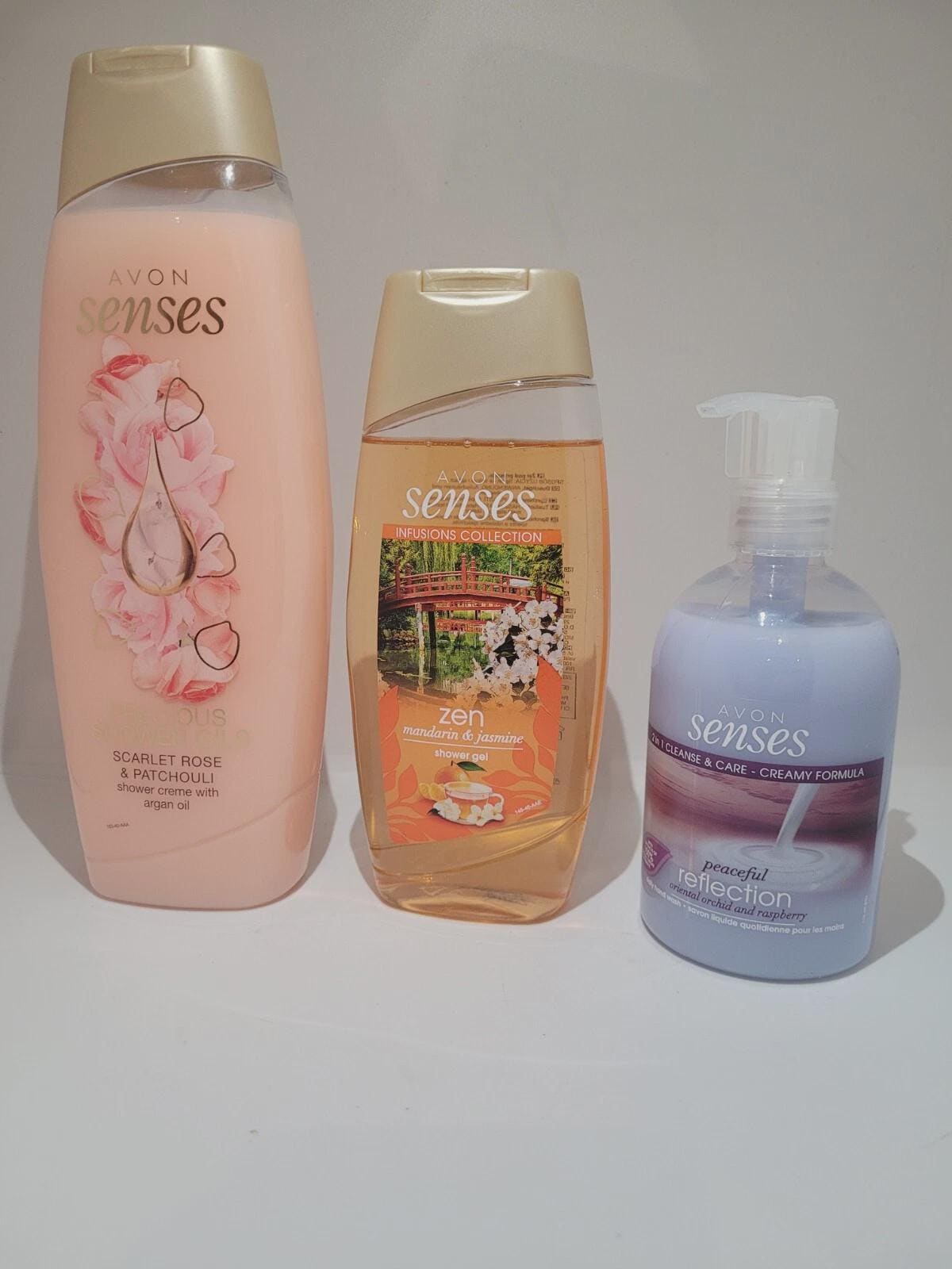 Avon Senses Set Precious Shower Oils 500 Ml + Zen 250 Peaceful Handw Avon Senses Set Precious Shower Oils 500 Ml + Zen 250 Peaceful Handw von Etsy - Saidoo00