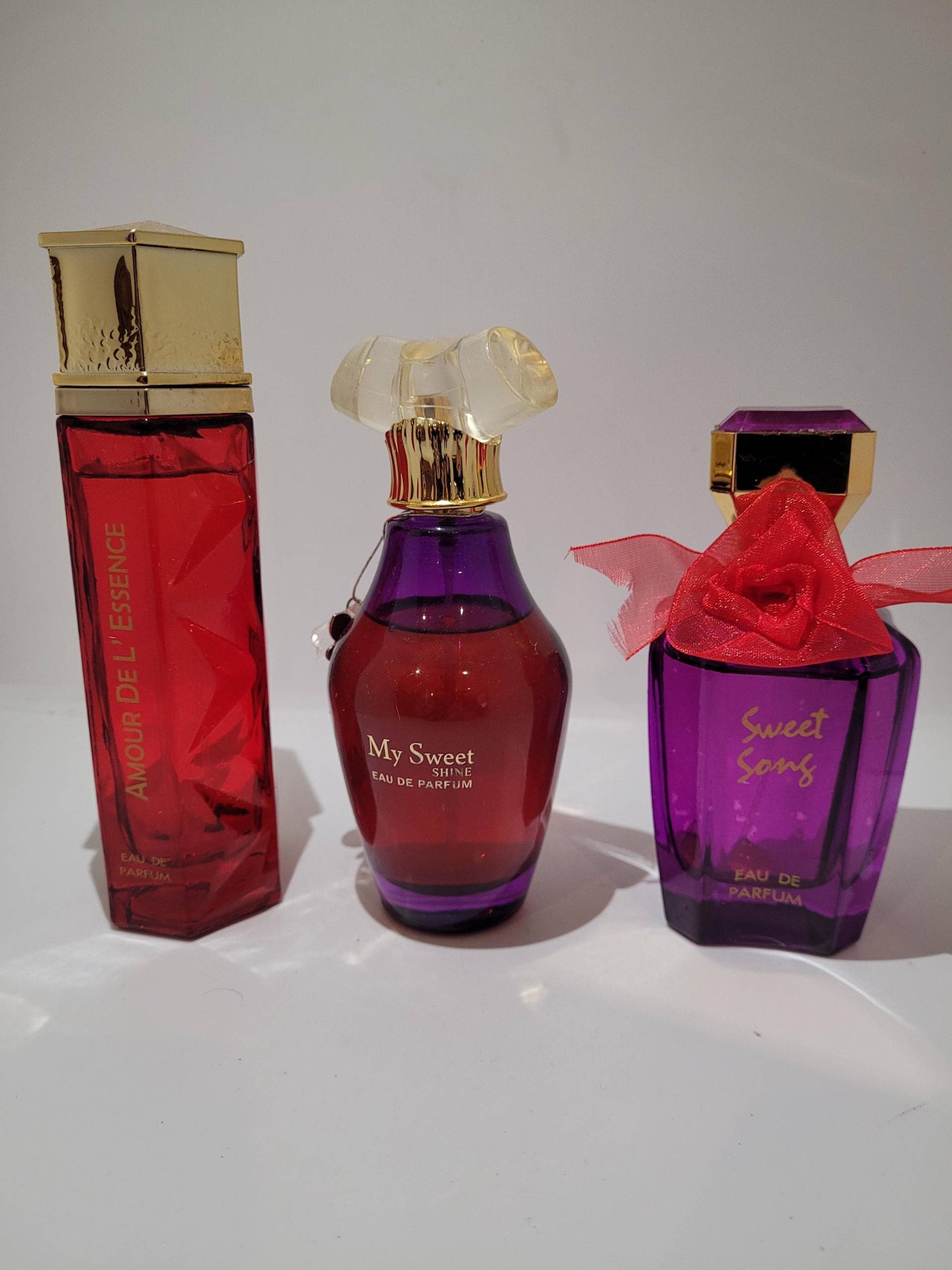 Bk Amour De L'essence/My Sweet Shine/Sweet Song Eau Parfum For Women 3x 100Ml B-Ware von Etsy - Saidoo00