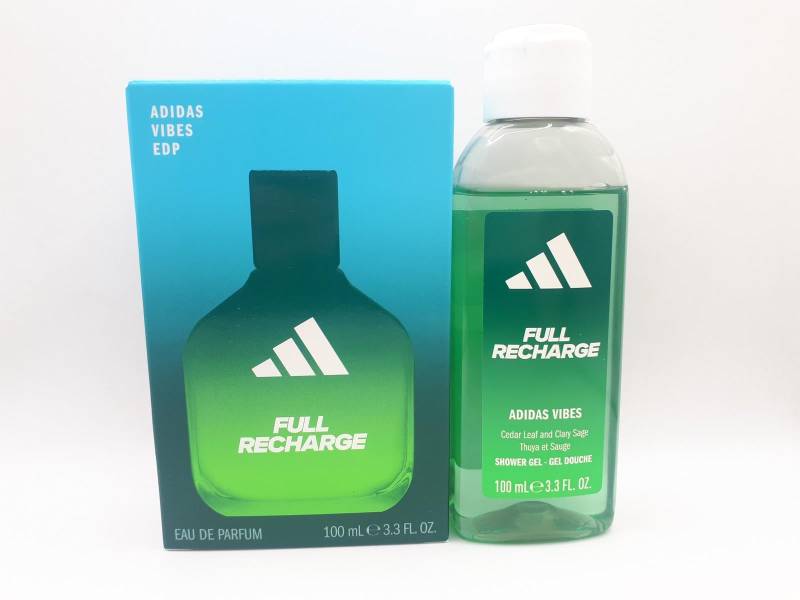 Adidas Vibes Full Recharge Eau De Parfum Und Shower Gel 2x 100Ml von Etsy - Saidoooo