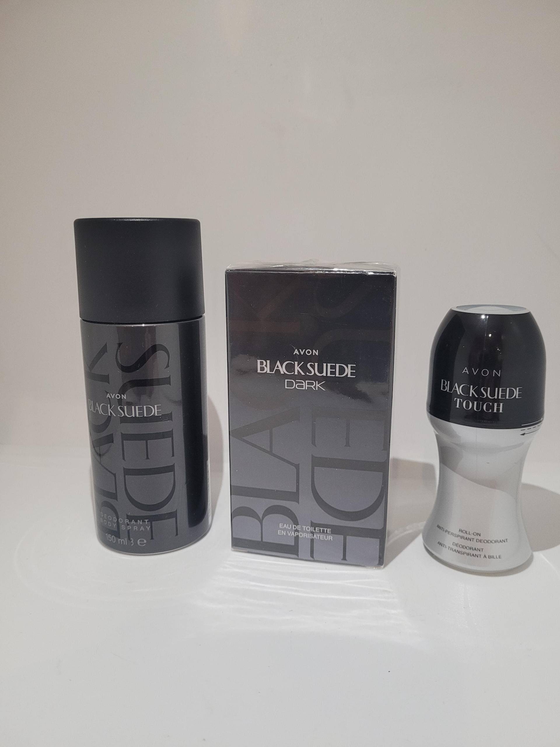 Avon Black Suede Dark Eau De Toilette 75Ml Neu + Deodorant 150Ml Roll-On 50Ml von Etsy - Saidoooo