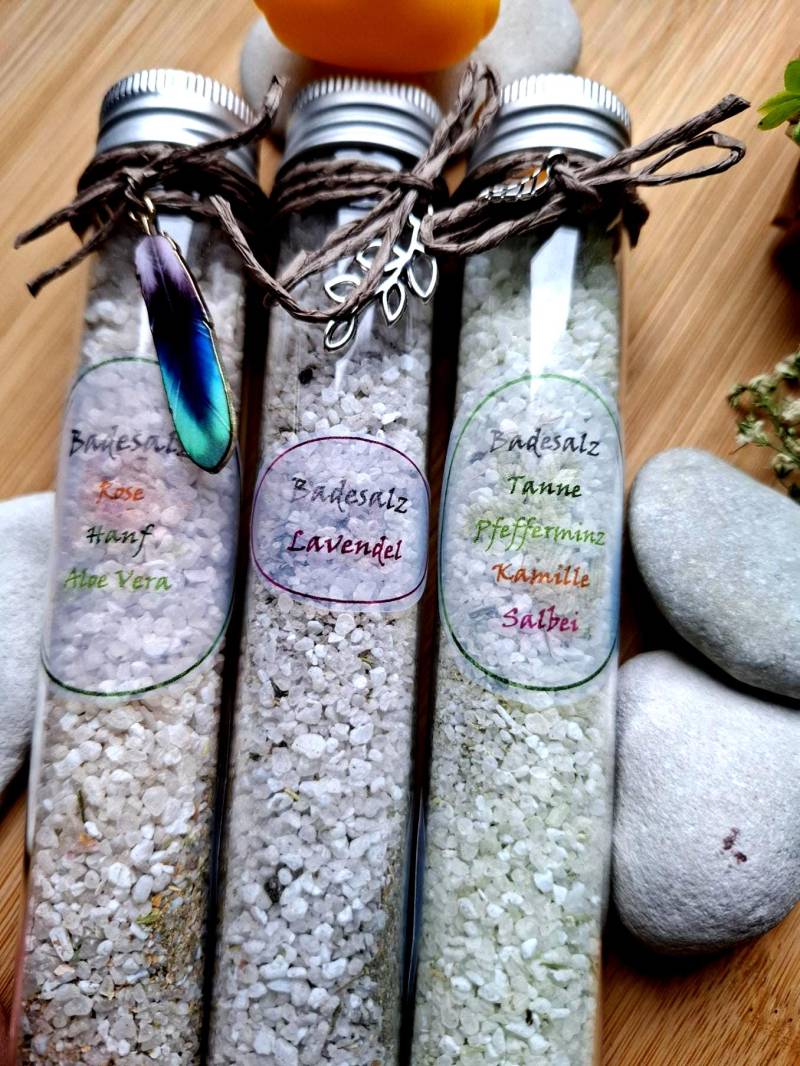Badesalze Geschenkset 3 Sorten Badesalze Geschenkset 3 Sorten von Etsy - Salaika