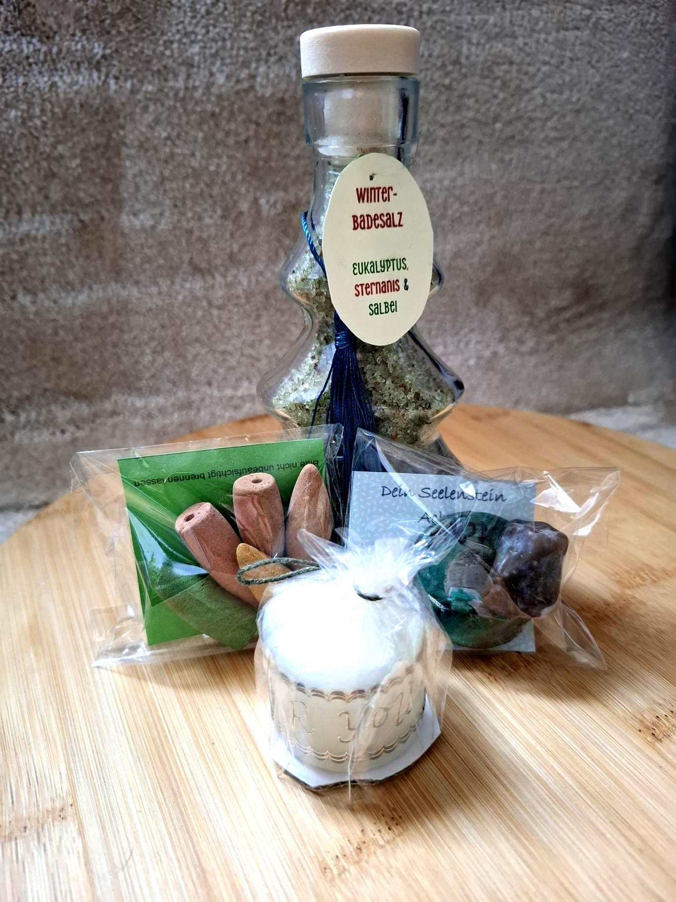 Kleines Geschenkset Mit Winter Badesalz von Etsy - Salaika