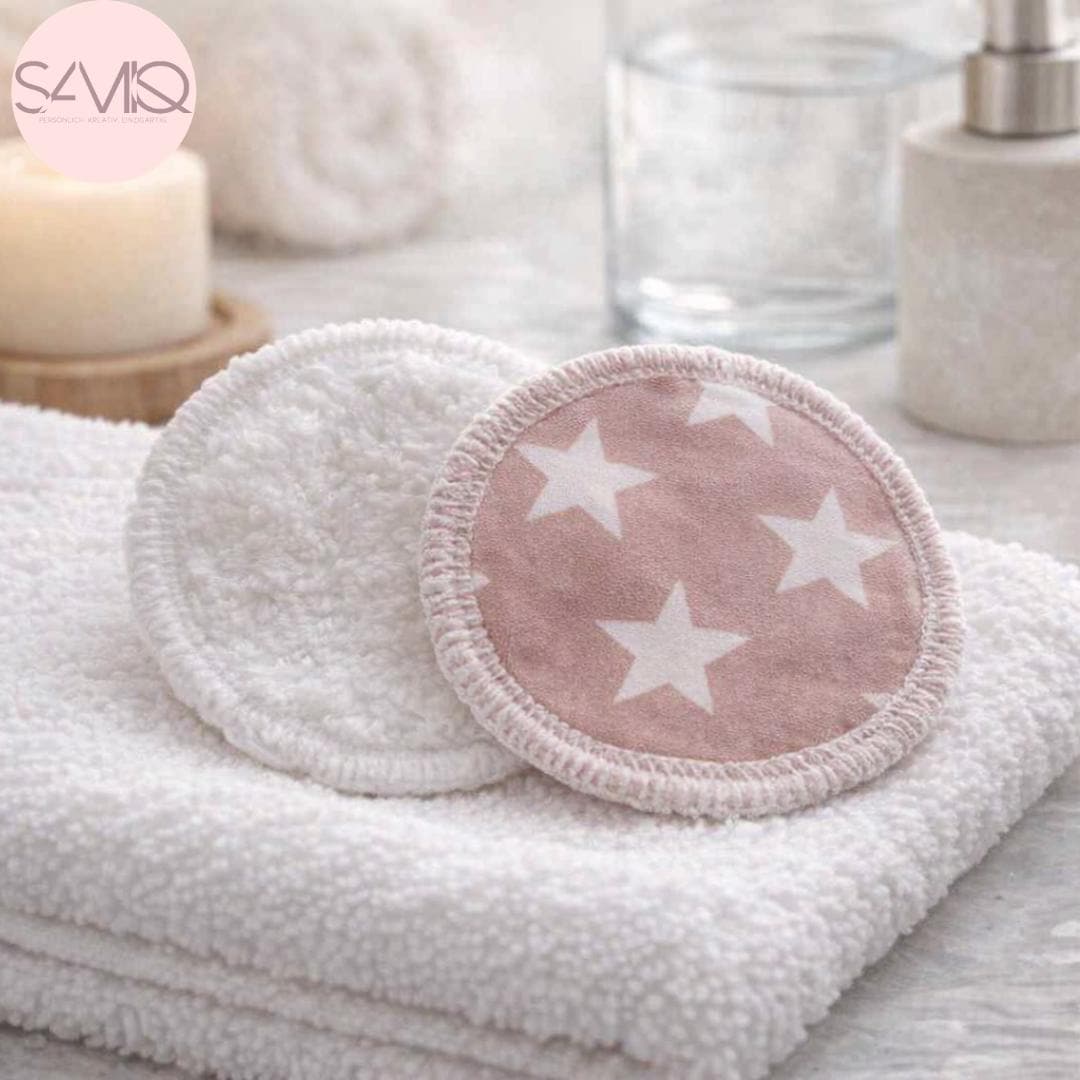 Handmade Kosmetikpad, Nachhaltiges Weiches Abschminkpad Zero Waste, Wieder Verwendbares Kosmetiktuch Rosa, Make Up Entferner Tuch Geschenk von Etsy - SamiqDesigns