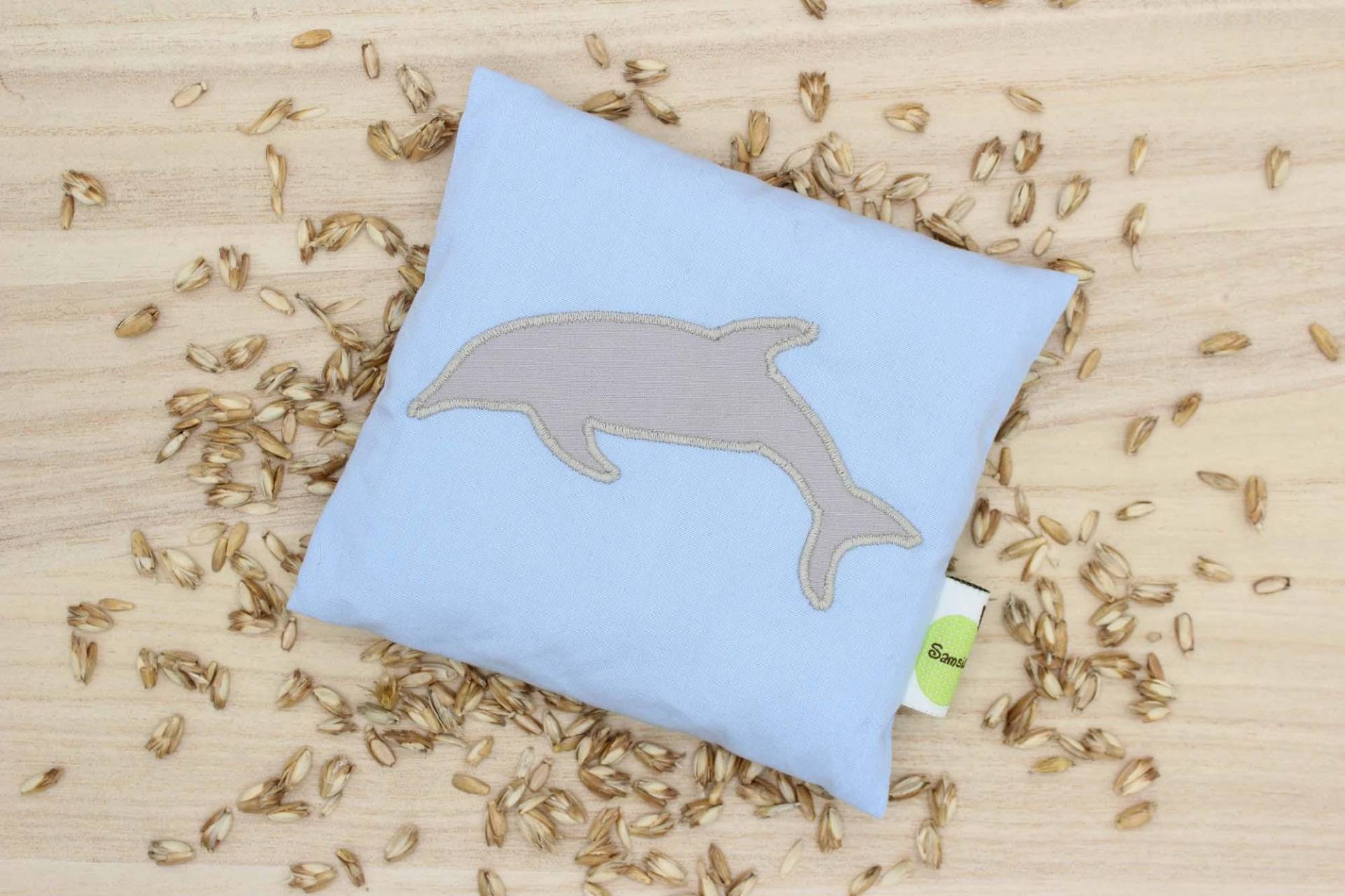 Dinkelkissen, Delfin, Hellblau, Klein, Für Babies Und Kinder, Körnerkissen, Wärmekissen, Handwärmer von Etsy - SamsitaDesign