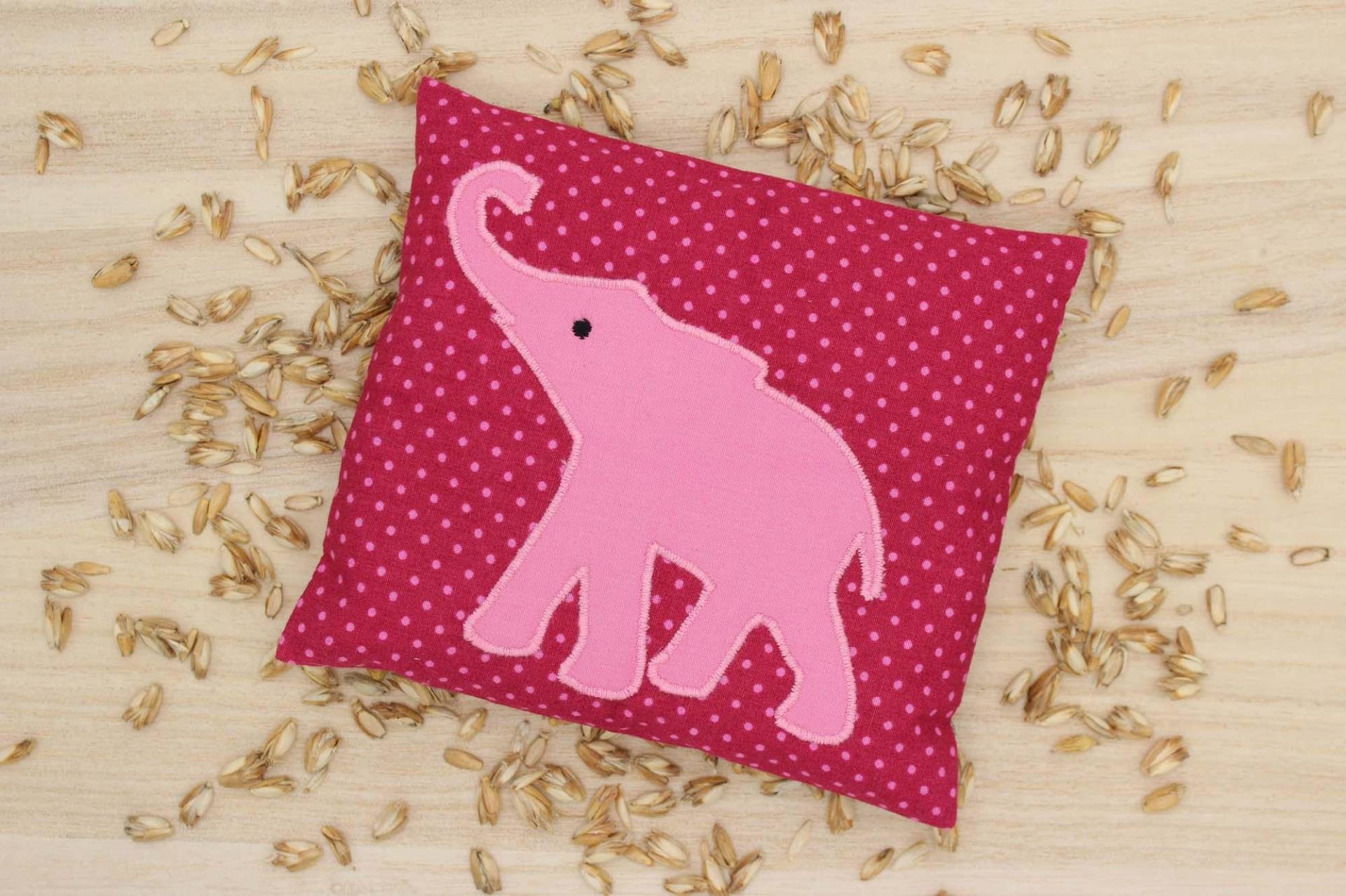 Dinkelkissen, Elefant, Pink, Klein, Für Babies Und Kinder, Körnerkissen, Wärmekissen, Handwärmer von Etsy - SamsitaDesign