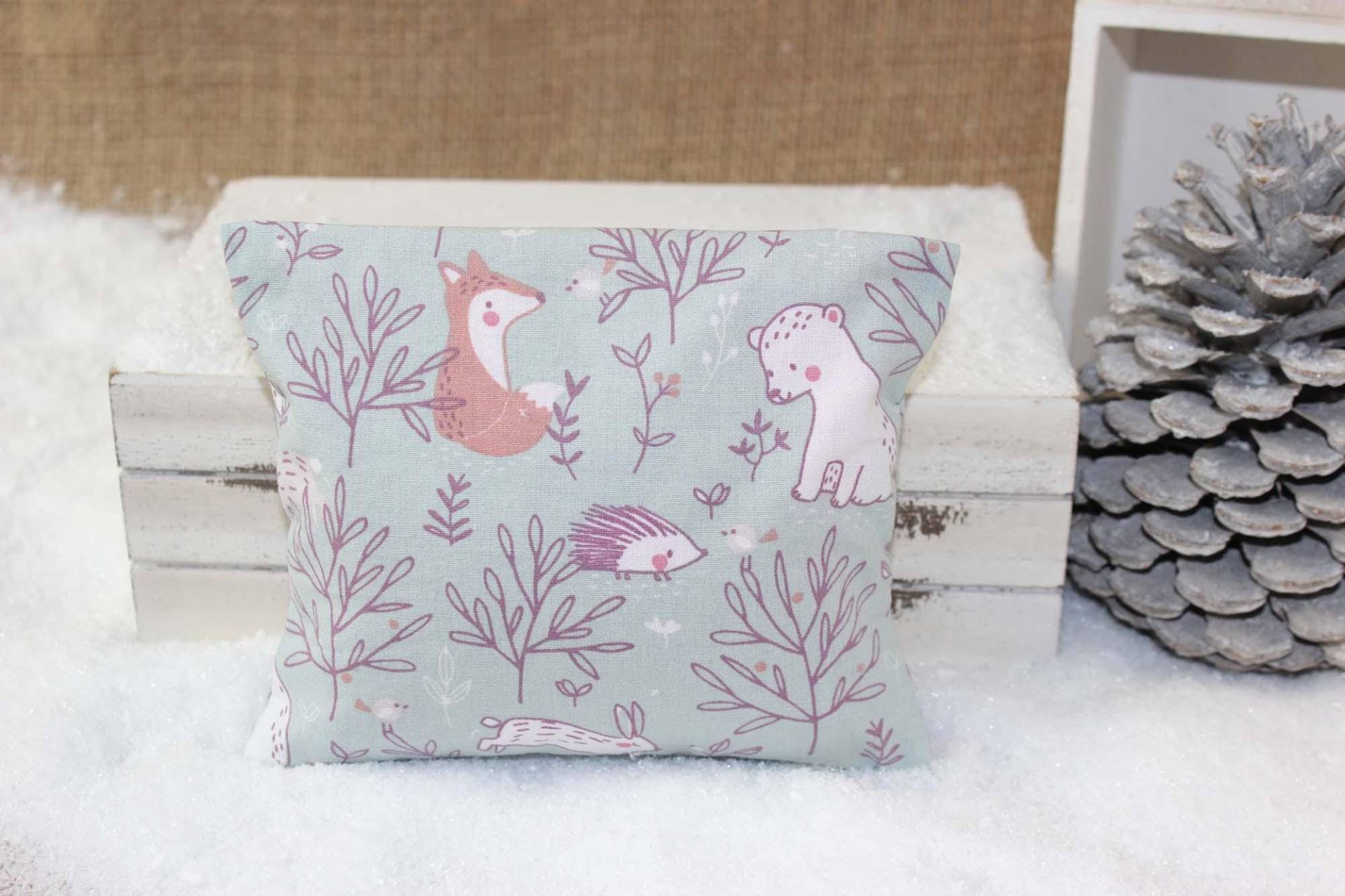 Dinkelkissen, Mint, Waldtiere, Klein, Für Babies Und Kinder, Körnerkissen, Wärmekissen, Handwärmer Dinkelkissen, Mint, Waldtiere, Klein, Für Babies Und Kinder, Körnerkissen, Wärmekissen, Handwärmer von Etsy - SamsitaDesign