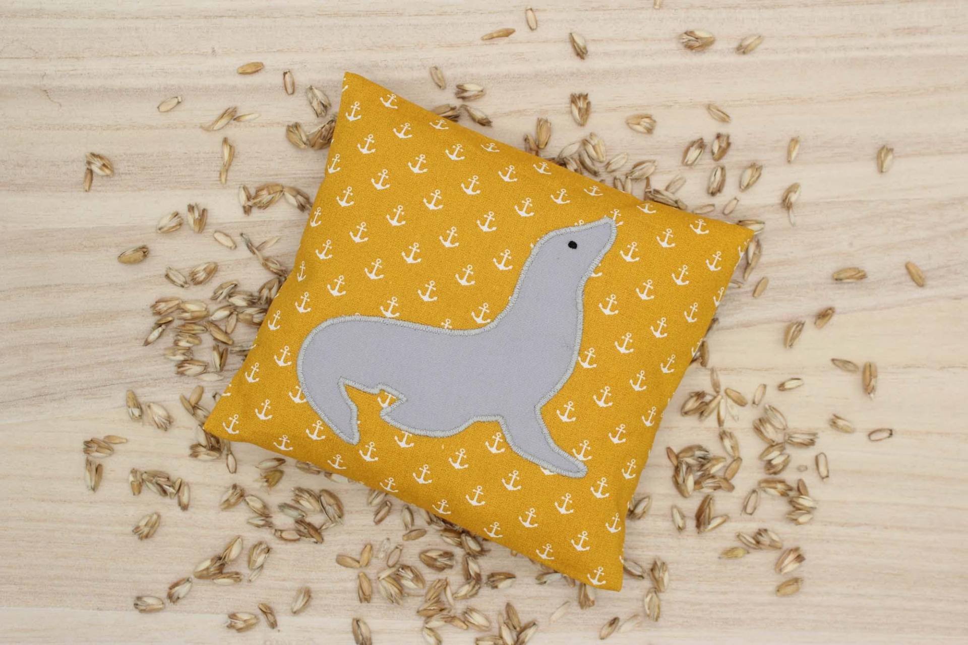 Dinkelkissen, Robbe, Anker, Klein, Für Babies Und Kinder, Körnerkissen, Wärmekissen, Handwärmer von Etsy - SamsitaDesign
