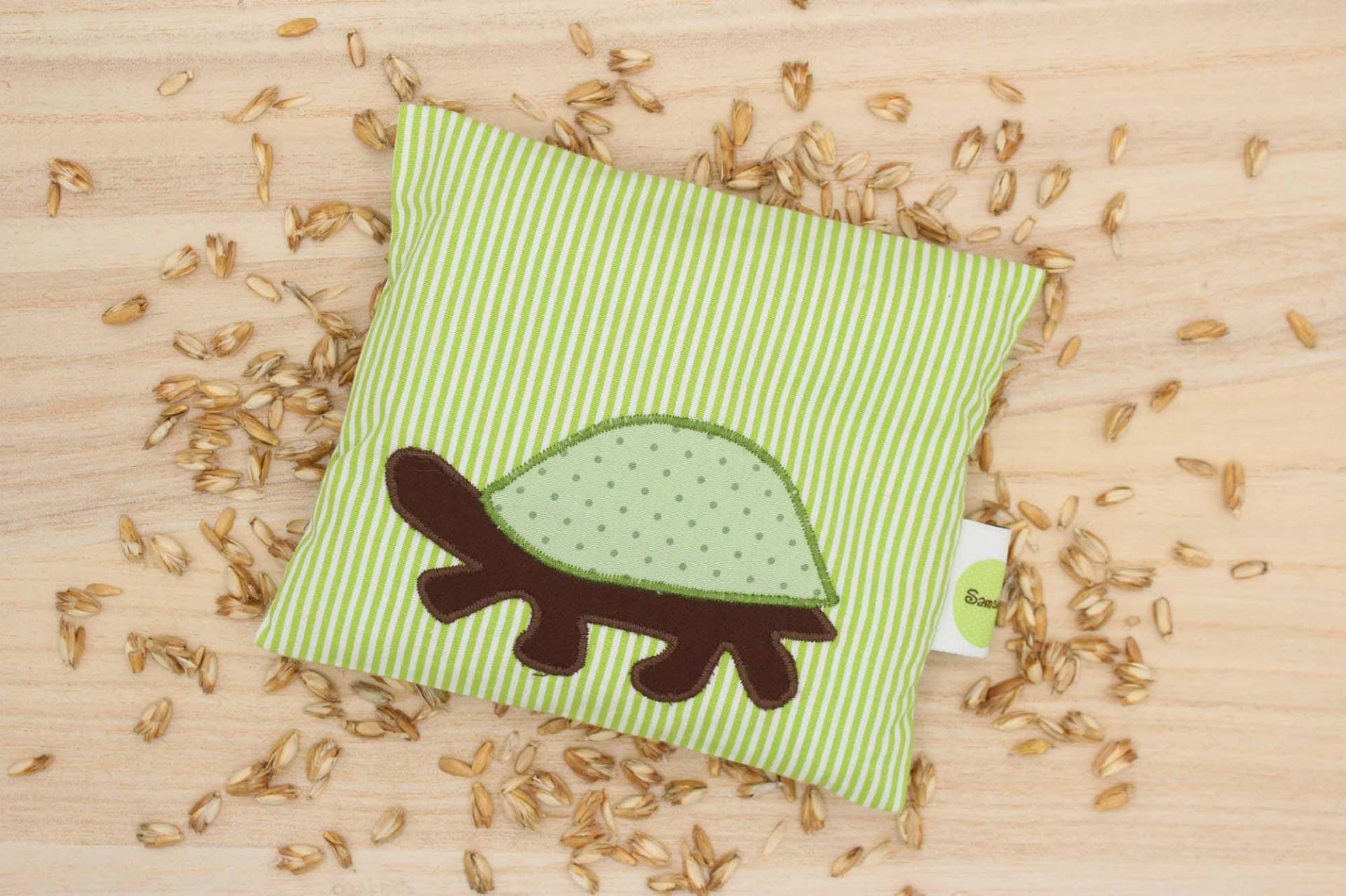 Dinkelkissen, Schildkröte, Grün, Klein, Für Babies Und Kinder, Körnerkissen, Wärmekissen, Handwärmer von Etsy - SamsitaDesign