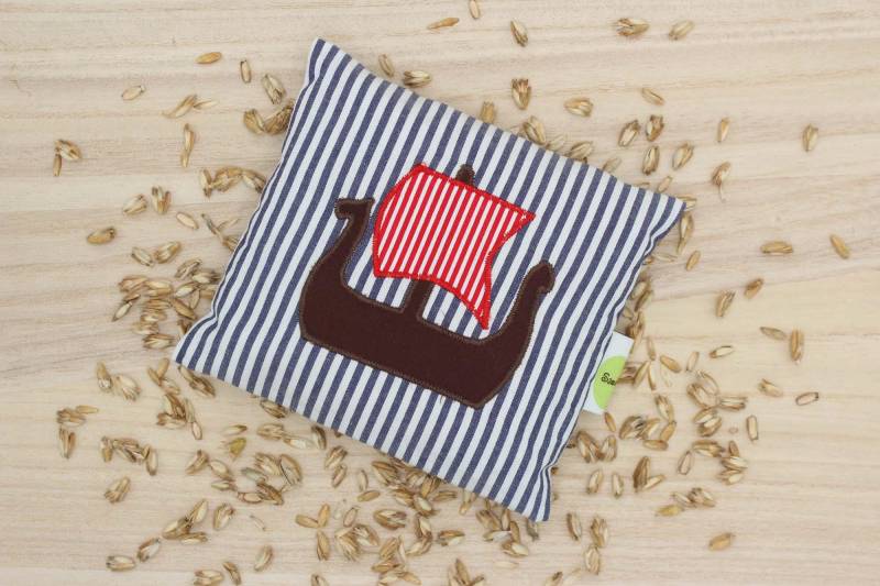 Dinkelkissen, Wikingerschiff, Gestreift, Klein, Für Babies Und Kinder, Körnerkissen, Wärmekissen, Handwärmer von Etsy - SamsitaDesign