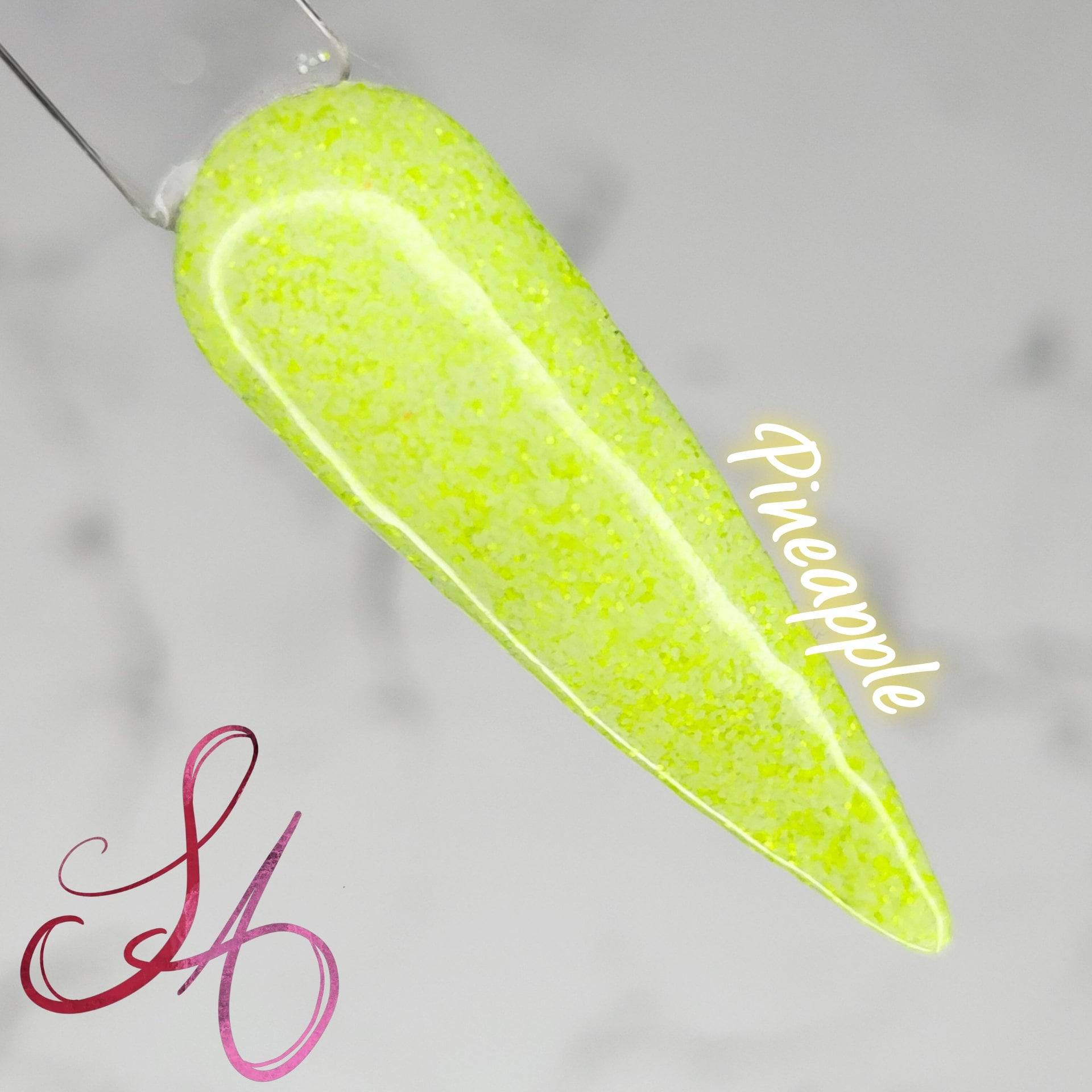 Ananas-Dip-Pulver in Matt-Neon-Gelb von Etsy - SandADipPowders