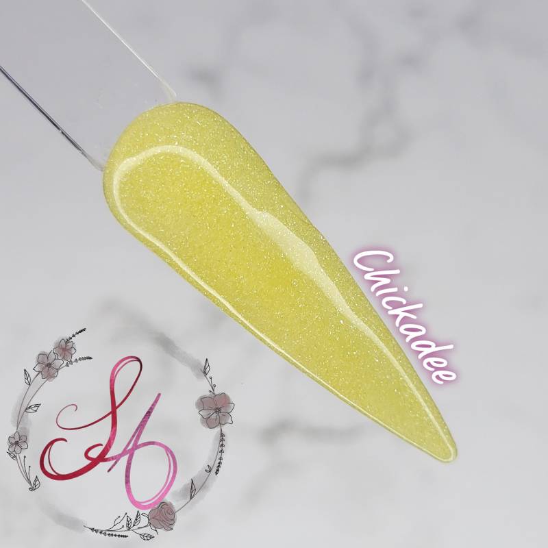 Chickadee Shimmer Pastel Yellow Dip Pulver von Etsy - SandADipPowders