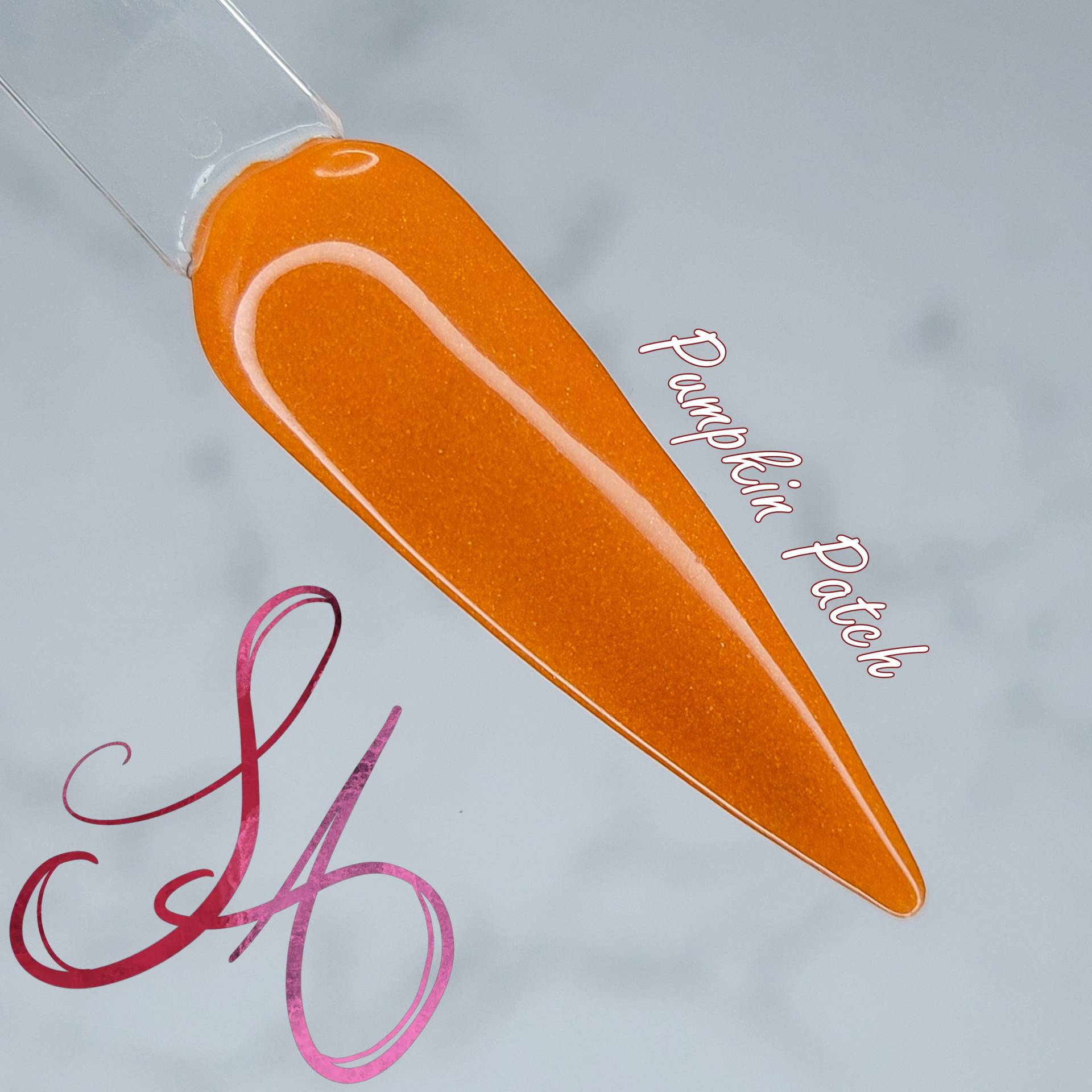 Kürbis Aufnäher Dip Powder Orange Massiv von Etsy - SandADipPowders