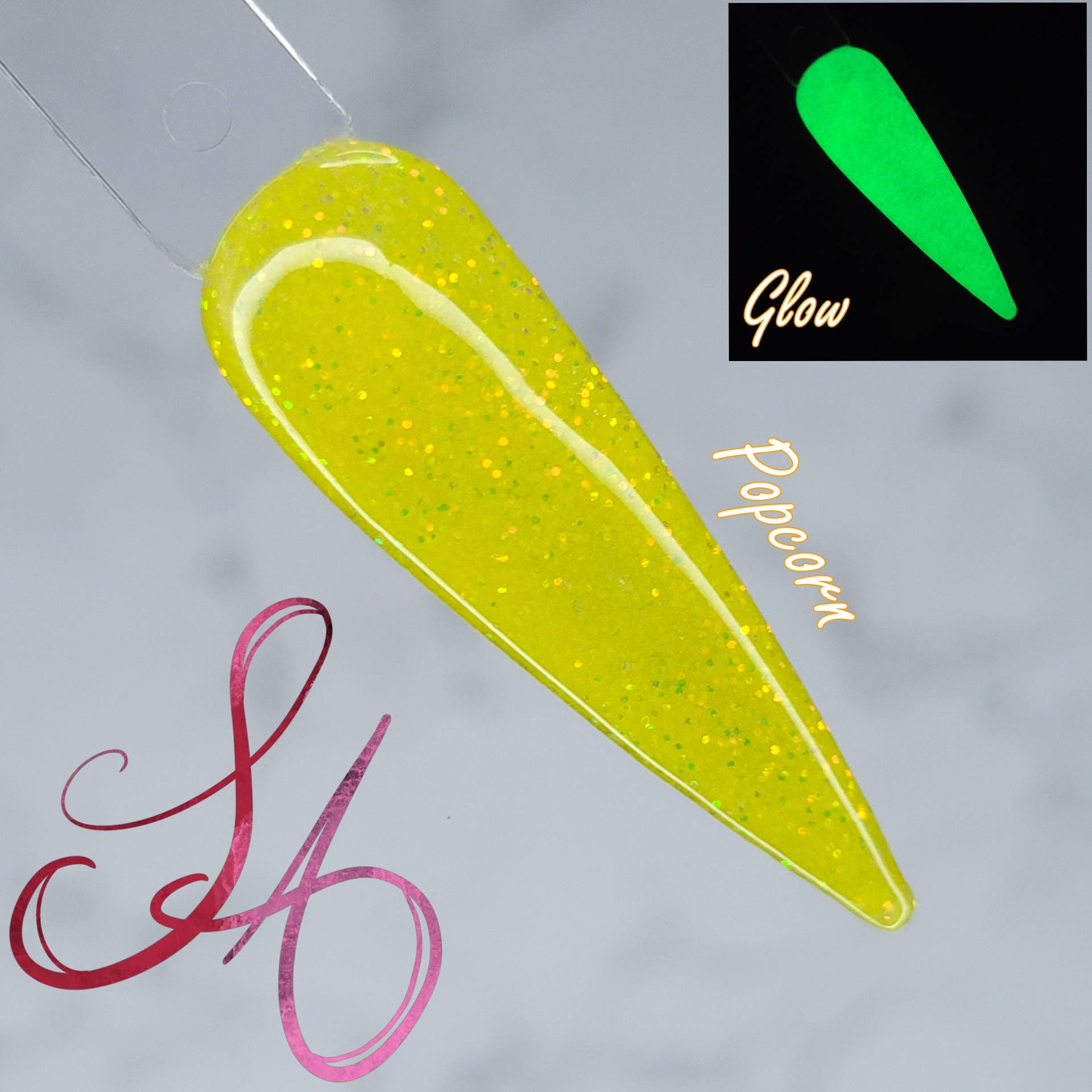 Popcorn Glow Dip Pulver von Etsy - SandADipPowders