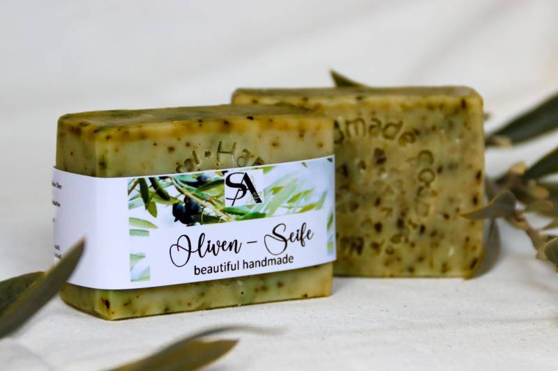 Olivenseife von Etsy - SandAHandwerk