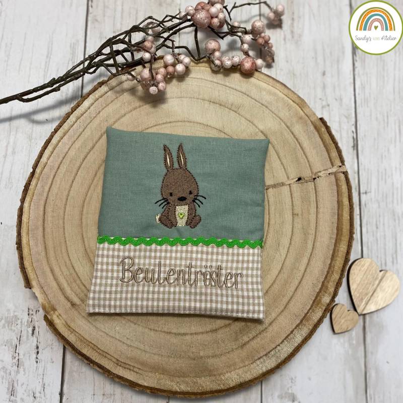 Beulentröster Incl. Kühlpad, Kühlkissen, Wärmekissen, Motiv-Hase Mit Stoffhülle Trostkissen, Zahnfee, Personalisiert, Cooling Pad von Etsy - SandyskleinesAtelier