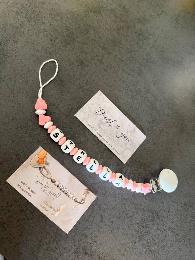Personalisierte Schnullerkette Zu Verkaufen von Etsy - Santosworld17